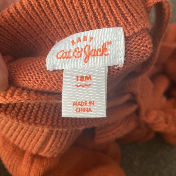 Cat & Jack mustard romper 18 m - Picture 5 of 5